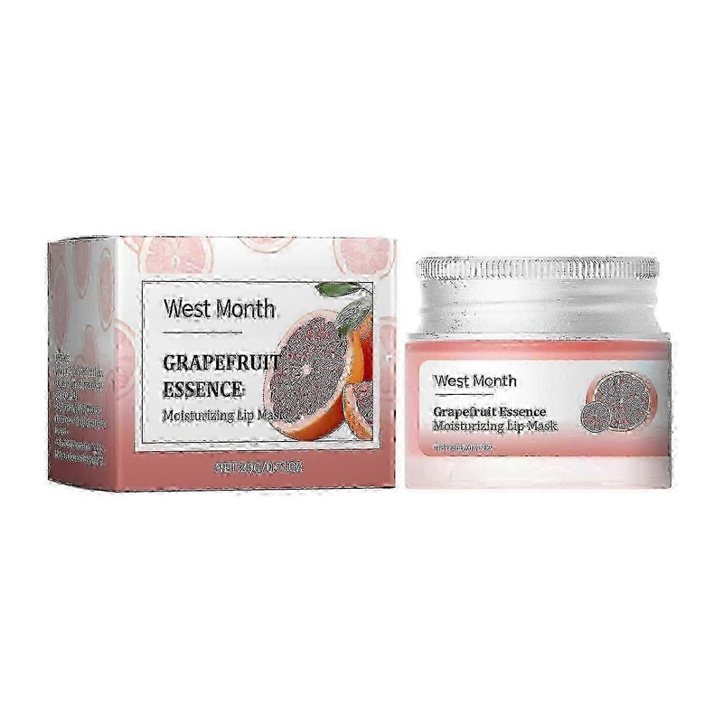 West&Month Grapefruit Moisturizing Lip Mask effectively nourishes lips for elastic, shiny and moist
