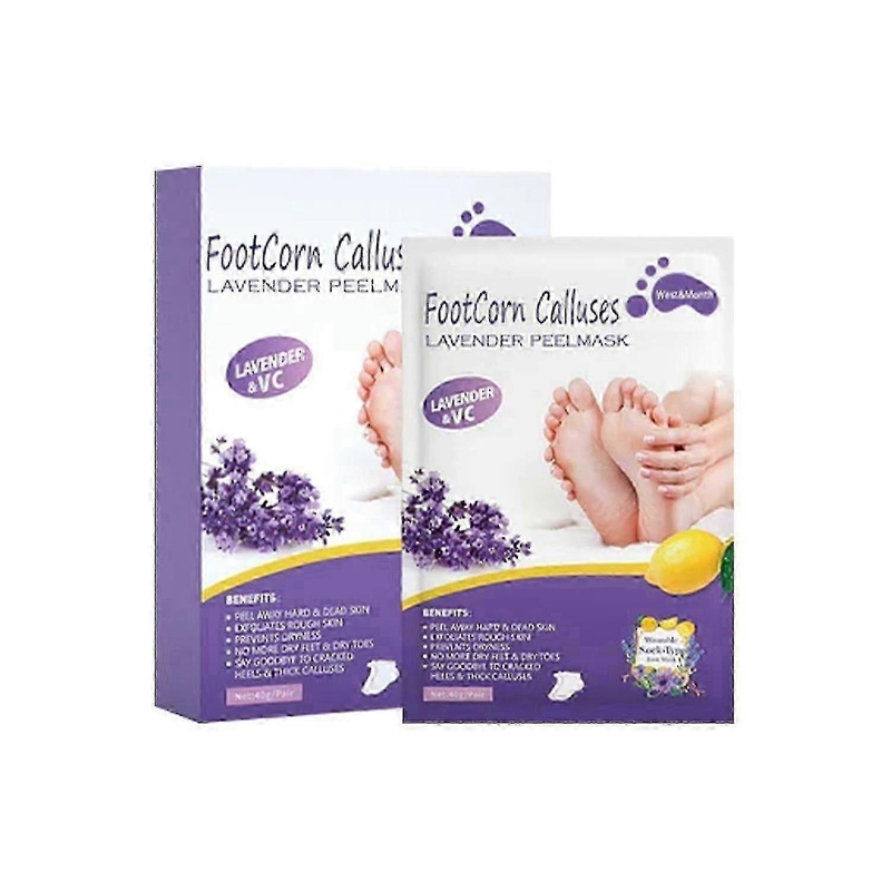 West&Month Lavender Peel Mask, Moisturizing Foot Cleansing Keratin Anti-cracking And Dead Skin Care