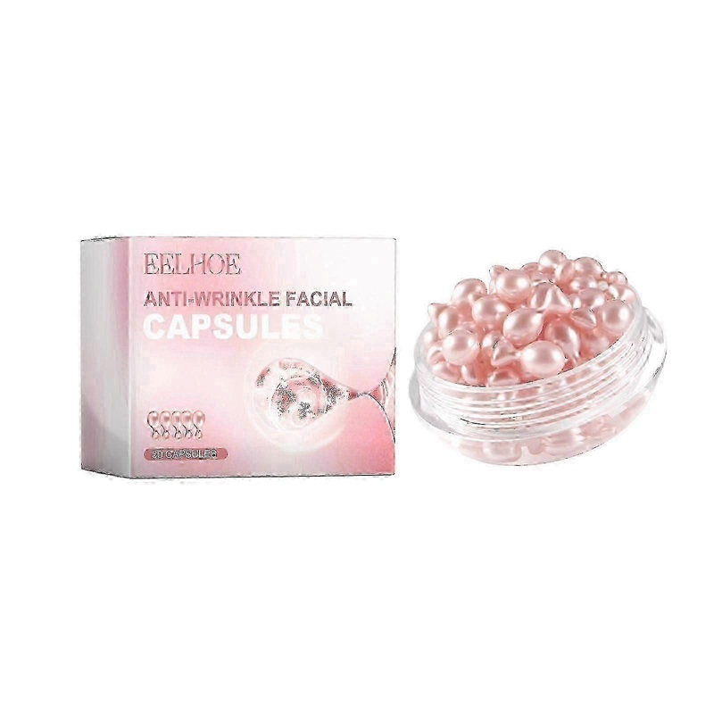 Anti Wrinkle Facial Capsules, Repair Skin Barrier Hydrating Anti-Wrinkle Elastic Firming Face Essence