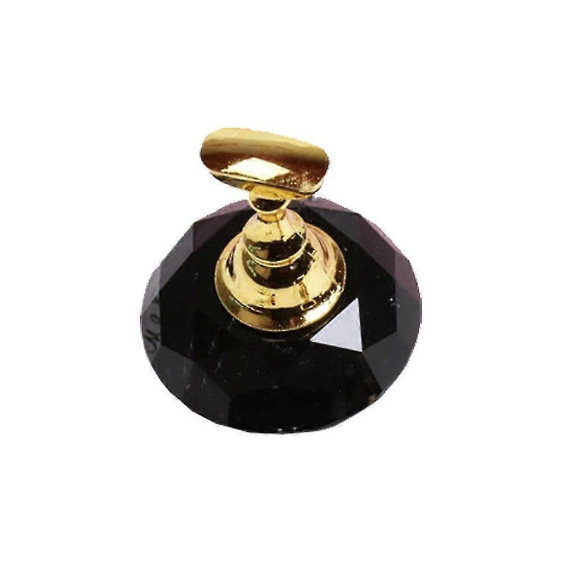 Magnetic Nail Holder Practice Training Display Stand Acrylic Crystal Holders Alloy False Nail Tip Salon Diy Manicure Tools