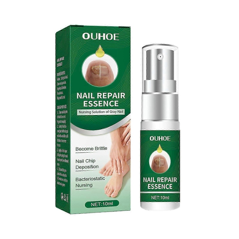 OUHOE toenail repair essence Onychomycosis, soft nails, yellowing, thickening, ingrown nails, nail polish repair liquid