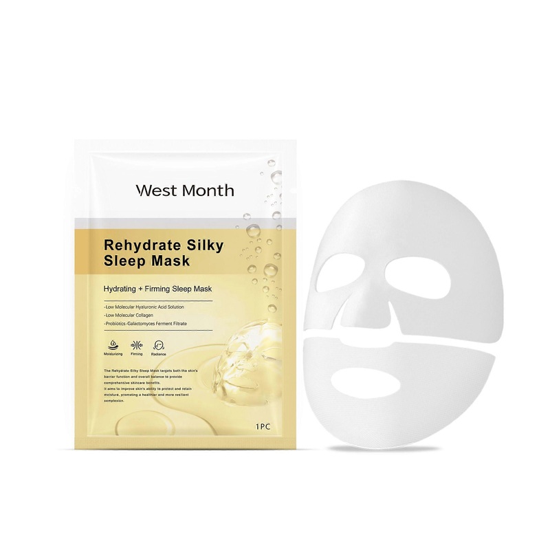 West&Month Collagen Moisturizing Mask (Bag) Nourishes And Hydrates The Facial Skin In One, Soothing And Moisturizing Way