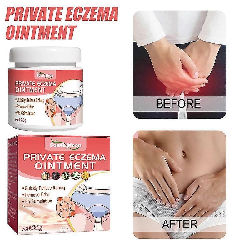 1/2pcs Eczema Cream Ointment Treatment Antibacterial Remove Odor Anti-itching Private Part Care