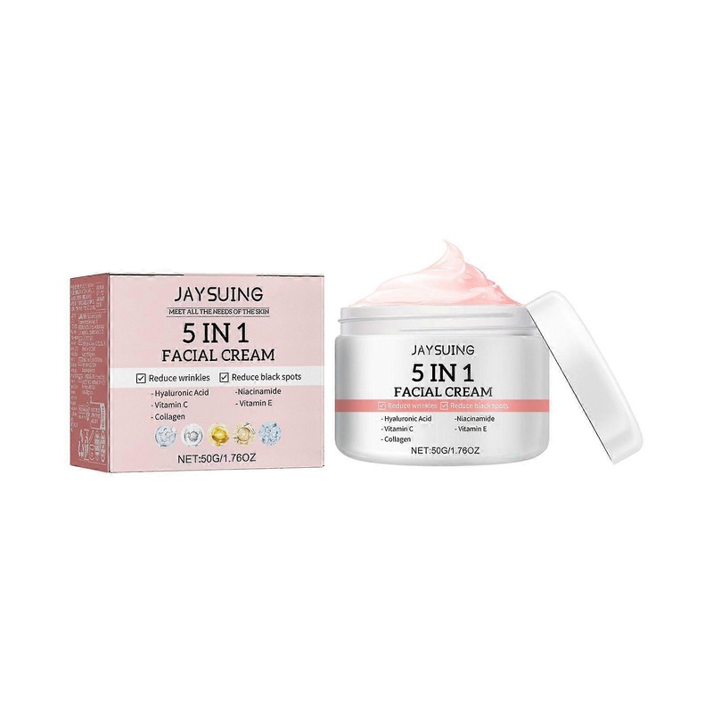 5 In 1 Facial Cream, Firming And Anti-Wrinkle Moisturizing Facial Skin Anti-Aging Cream