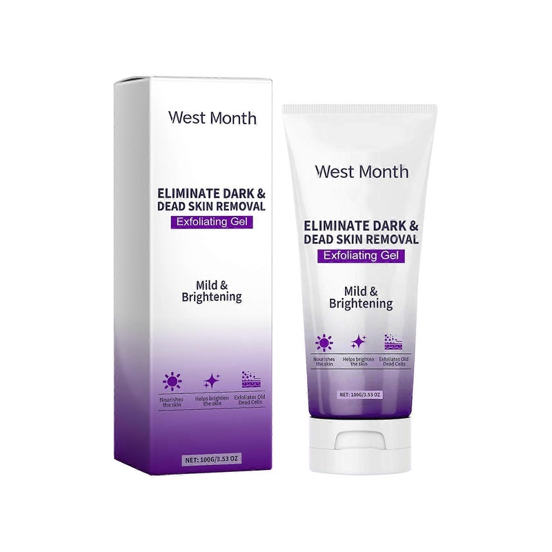 West Month Exfoliating Gel, Gently Exfoliating, Brightening, Hydrating And Moisturizing Care Gel