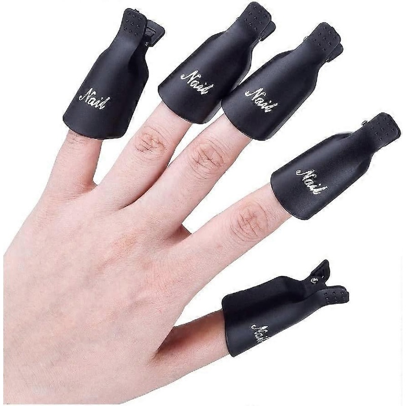 10 PCS Nail Polish Disassembly Fixtures for Quick and Easy Nail Polish Removal, Compatible with All Nail Polish Brands