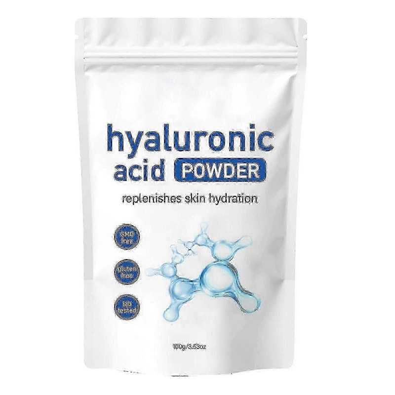 100g Hyaluronic Acid Serum Powder Hyaluronic Acid Powder for Diy Facial Mask Serum Skin Hydration Support