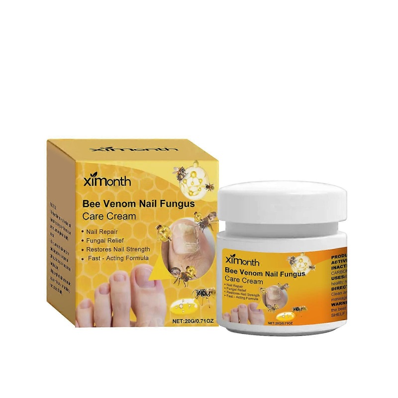 Ximonth Bee Venom Nail Neck Cream Gentle Nourishing Hand And Foot Nail Improvement Ingrown Nail Thickening Nail Care Cream