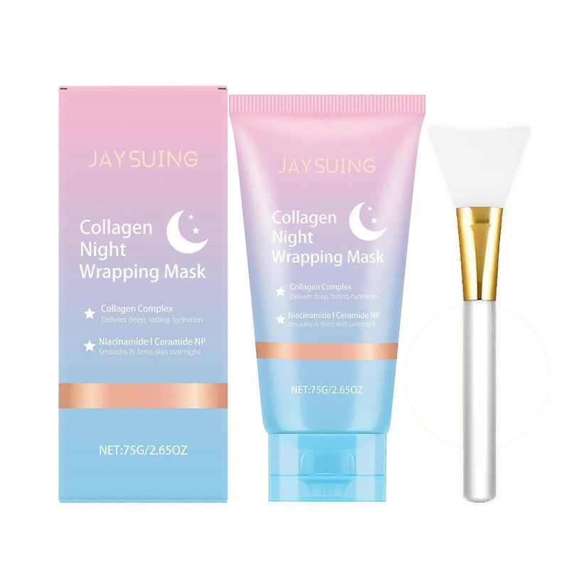 Youdaoplaceholder0 Collagen Night Peel-Off Mask Cleanses Keratin, Moisturizes, Controls Oil And Nourishes The Skin Peel-Off Mask