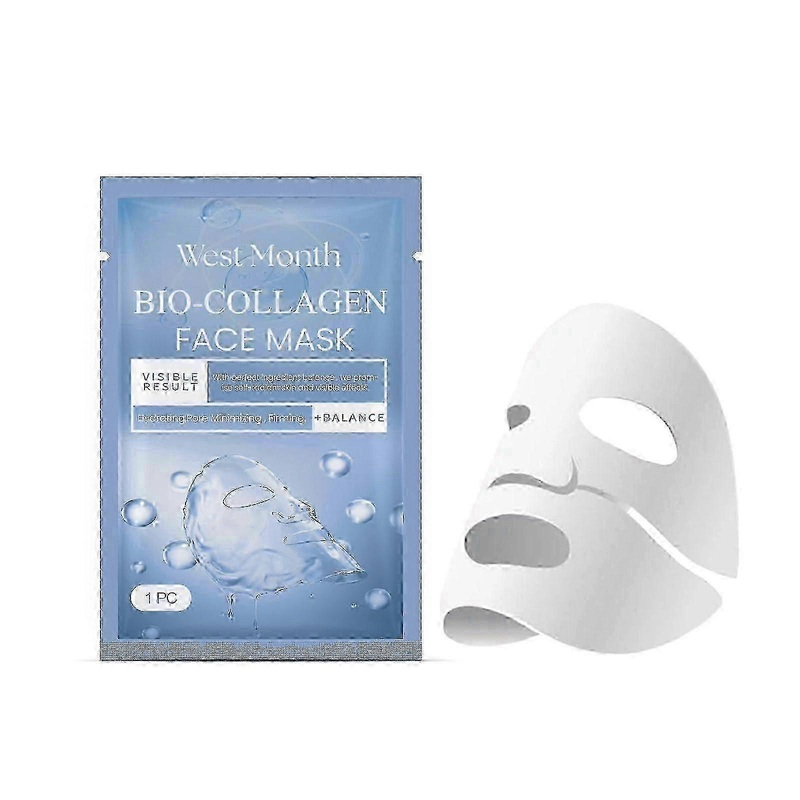 West Month Collagen Facial Mask Deep Hydrating Elastic Moisturizing Skin Moisturizing And Nourishing Mask Sheet