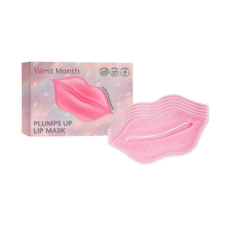 West&Month Moisturizing Lip Mask Moisturizing Hydrating Gel Lightens Lip Lines Gentle Protection