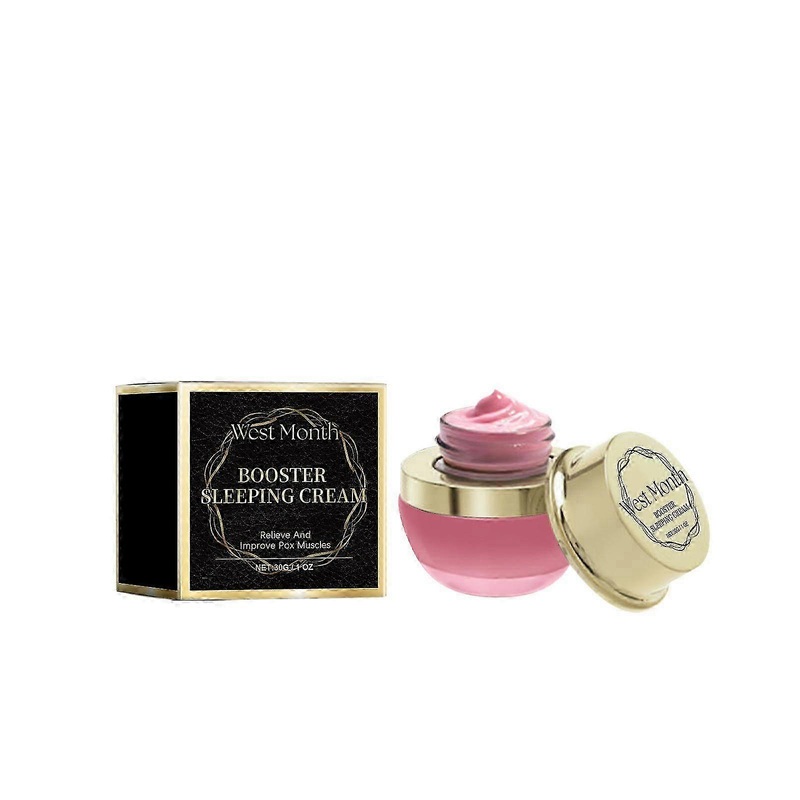 West & Month Snake Poison Sleep Mask Brightening Facial Skin Deep Hydrating Moisturizing Sleep Mask