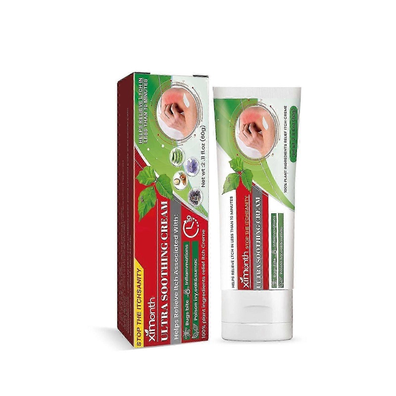 Ximonth Skin Itch Relieving Cream Relieve Mosquito Bites Prickly Heat Hand And Foot Skin Redness Itching Skin Neck Cream