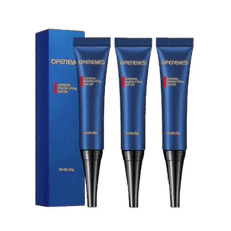 3pcs Openeyes Awaken Peptide Lifting Eye Gel Face Cream Collagen Anti-aging A