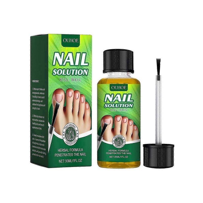 Ouhoe Nail Care Solution Gentle Repair Cleaning Nourishing Nail Gloss Nail Care Solution