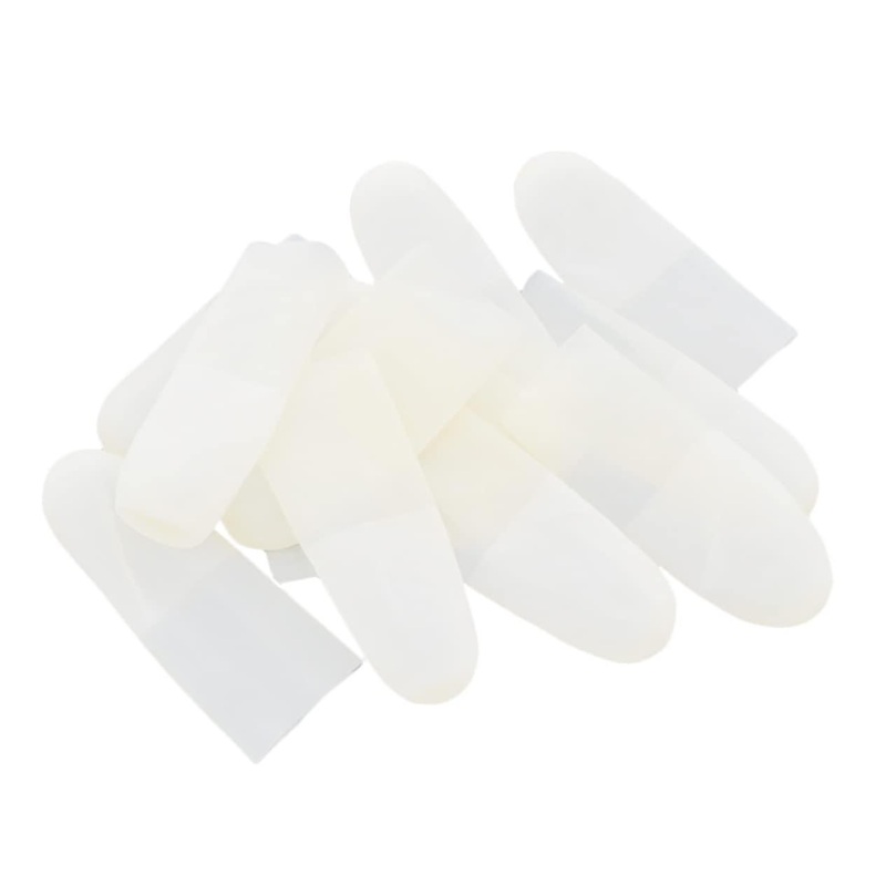 1000 Pack Medium Static Finger Latex Gloves for Medical Art, Electronics, and Incision Use, Stretchable Design