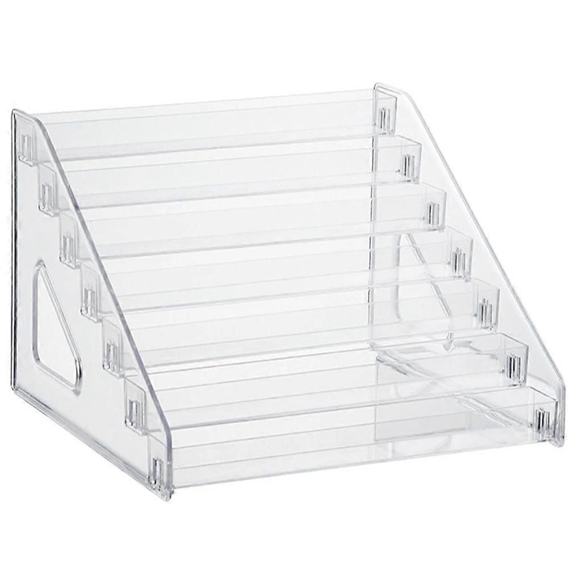 Acrylic Nail Polish Organizer Rack - 7-Tier Nail Polish Holder, Eyeshadow Palette Organizer, Sunglasses Organizer