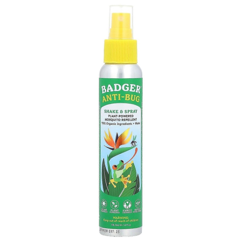 Badger, Anti-Bug Shake & Spray, 4 fl oz (118.3 ml)