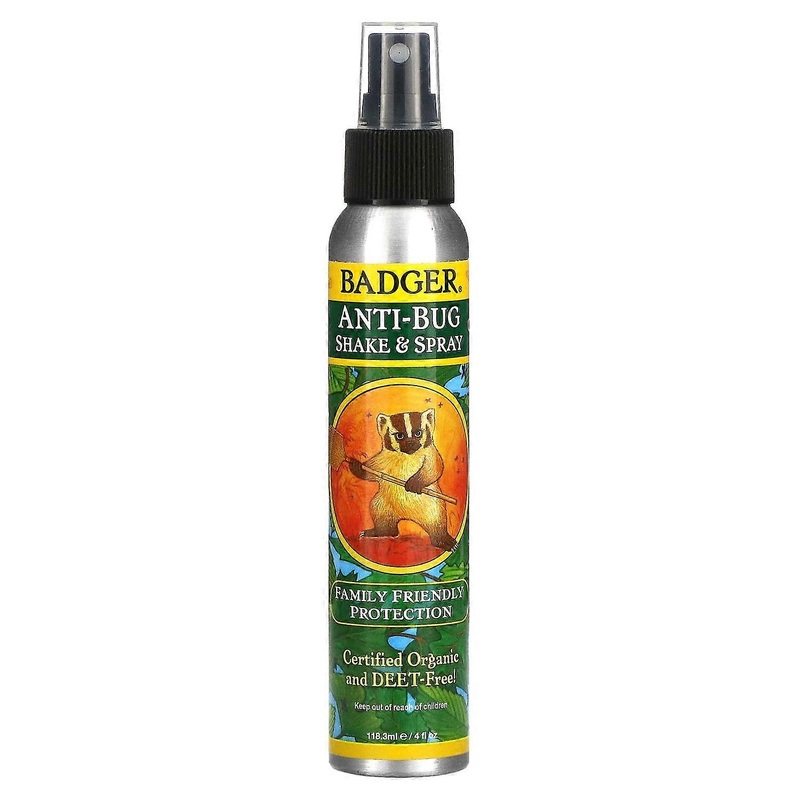 Badger Company, Anti-Bug, Shake & Spray, 4 fl oz (118.3 ml)