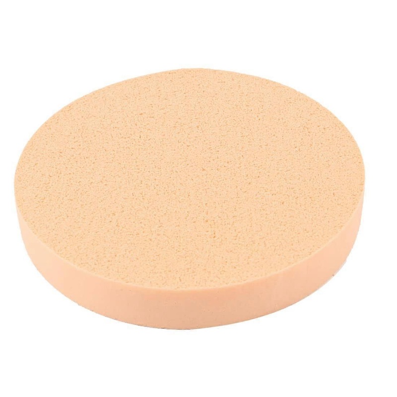 Apricot Round Makeup Powder Puff Pad 7.7cm Diameter Soft Application Tool Model 5a3 2b3 d2a 63e 325