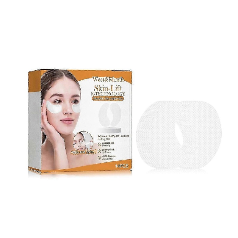 West&Month Collagen Eye Mask, Anti-Aging Recombination Anti-Wrinkle Hydrating Anti-Aging Mask