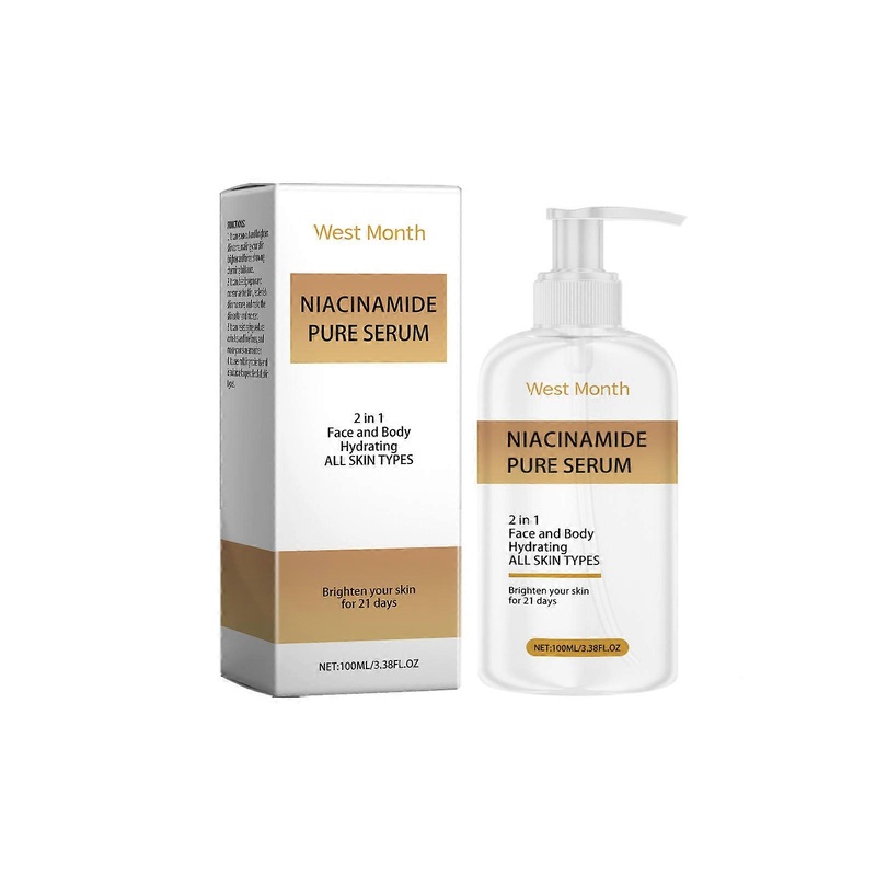 West Month Niacinamide Essence Hydrates, Moisturizes, Brighens And Nourishes Facial Skin With A Elastic And Moist Skin Care Essence