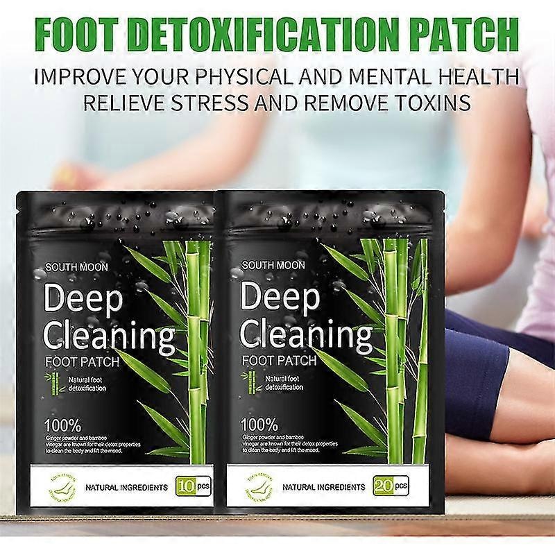 10/20 Pcs Foot Patch Detox Natural Herbal Foot Patch Conditioning To Relieve Physical Mental Stress Help Sleep#xzydz001--10PCS Product Code 33412