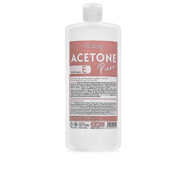 Sesiom World Acetone Pure Acrylic Nail Polish Remover, 1000 ml