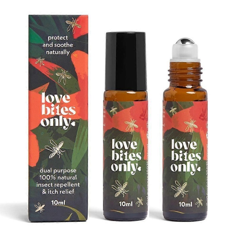 Love Bites Only Natural Dual Purpose Insect Repellent 10ml roll-on - 4 Pack