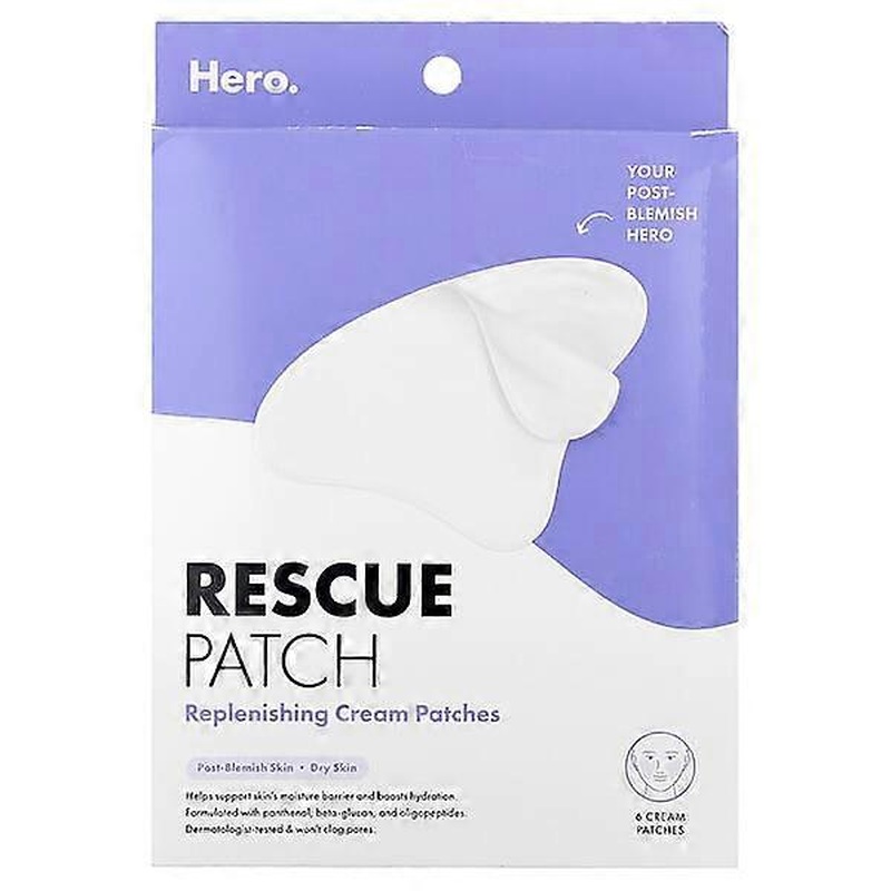 Hero Cosmetics, Rescue Patch, 6 Cream Patches