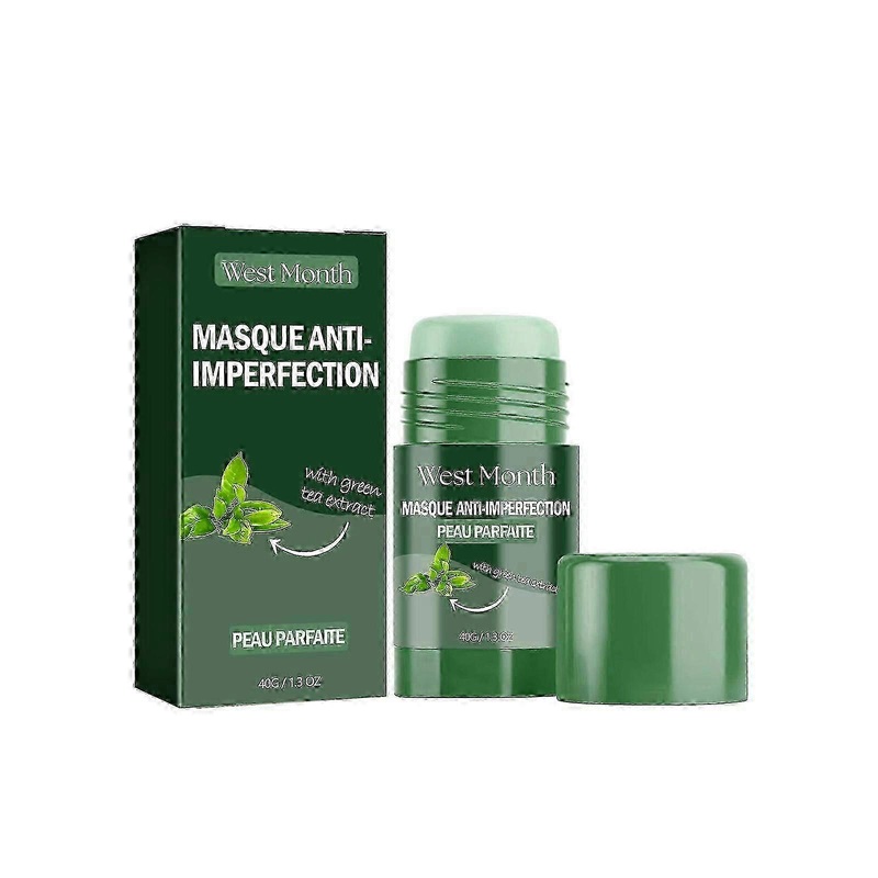 West Month Green Tea Mask Stick Clean Repair Face Solid Mask