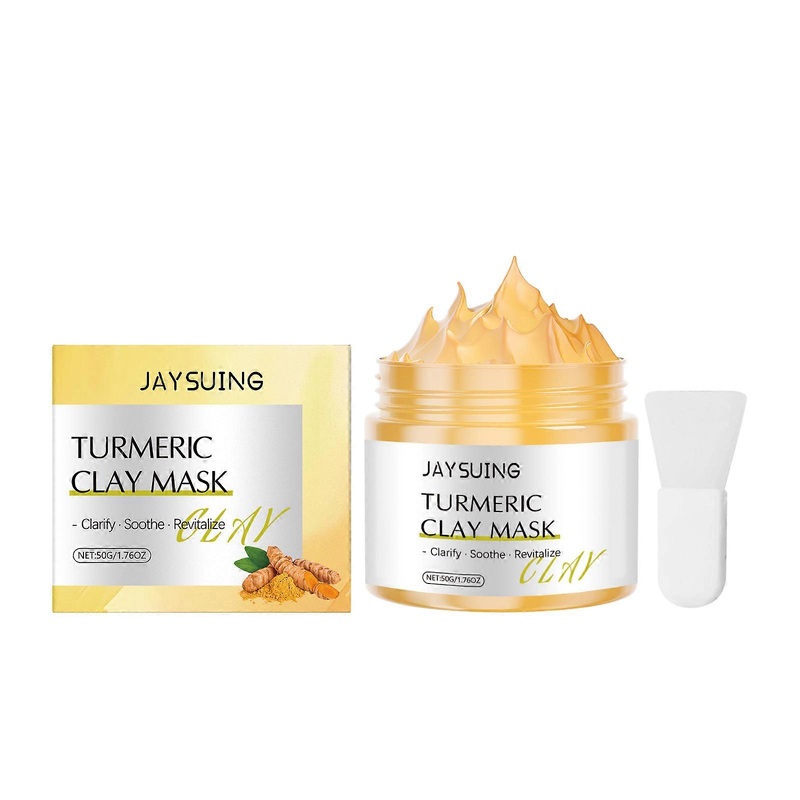 Youdaoplaceholder0 Yellow Turmeric Brightening Mud Mask Cleanses Facial Skin, Hydrates, Moisturizes, Refreshes And Controls Oil