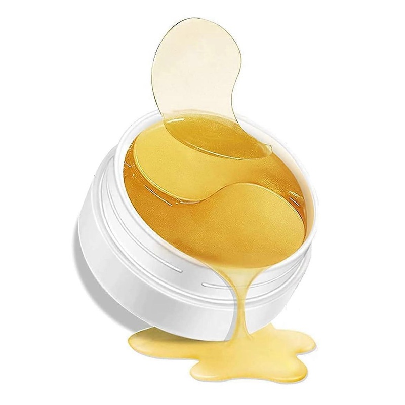 24K Gold Under Eye Patches, Reduce   Circles & Puffiness, Smooth Wrinkles, Collagen Eye Masks (30 Pairs)