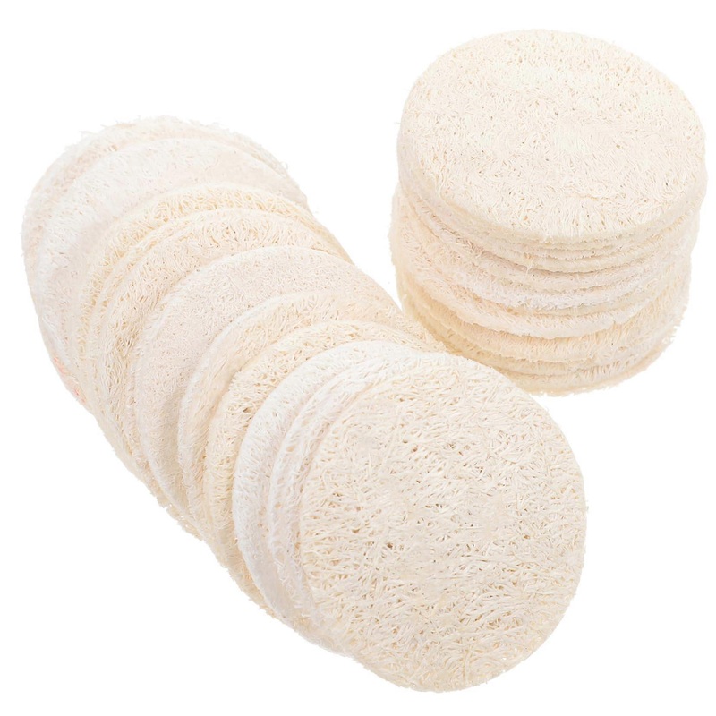 36 Loofah Face Exfoliating Pads for Gentle Cleansing, 36 Count, Suitable for All Skin Types, Travel and Home Use