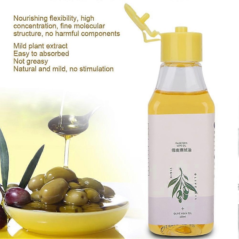 2pcs Plant Silicone Practice Skin Olive Oil Wipe Oil Semi Permanent Tattoo Accessories(2pcs )