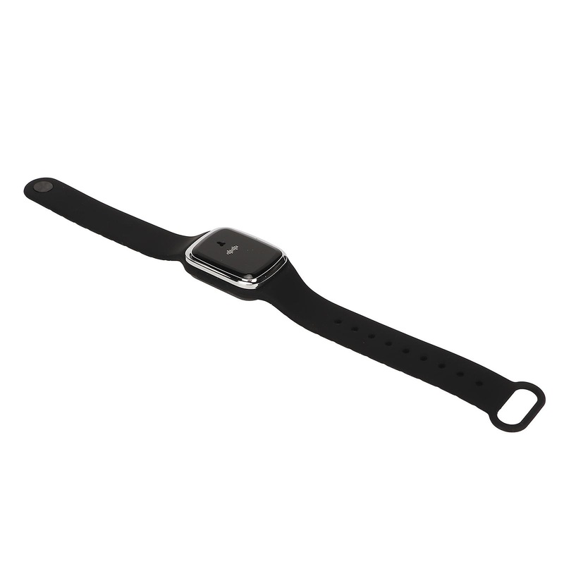 Ultrasonic Mosquito Repellent Watch Fast Charging 3 Gear Clock Function Adjustable USB Insect Wristband for Adults Kids Black