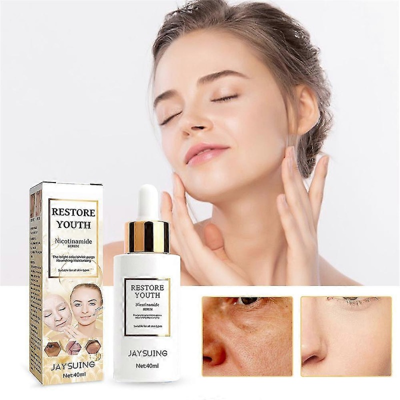 1/2pcs 40ml Niacinamide Serum Shrink Pores Anti-aging Anti-wrinkles Nourishing Moisturizing
