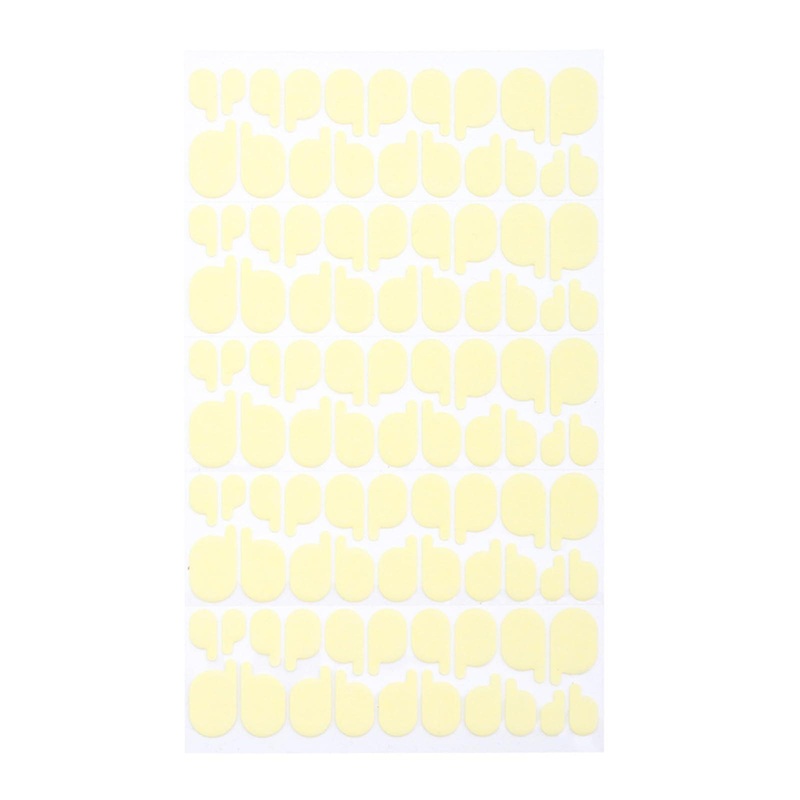 1 Sheet Double Sided Press On Tape Transparent Adhesive Strips For False Nails Easy To Use