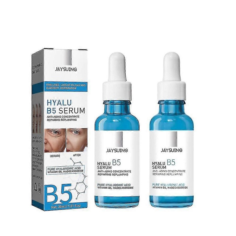 2pcs New Hyalu B5 Pure Hyaluronic Acid Serum Triple Anti-aging Concentrate Repairing Essence, Replump Skin Smooth