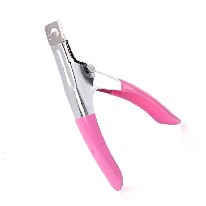 Acrylic Nail Scissors UV Edge Cutter For Acrylic Nails Pink Nail Art Tool Manicure Tip Tool Nail Repair Scissors