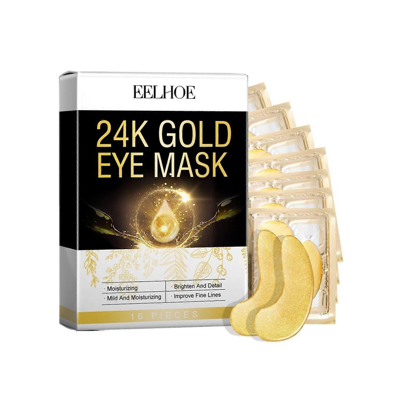 24k Gold Eye Repair Mask Firming And Hydrating Eye Area Gently Care The Eye Muscles And Glow The Eyes