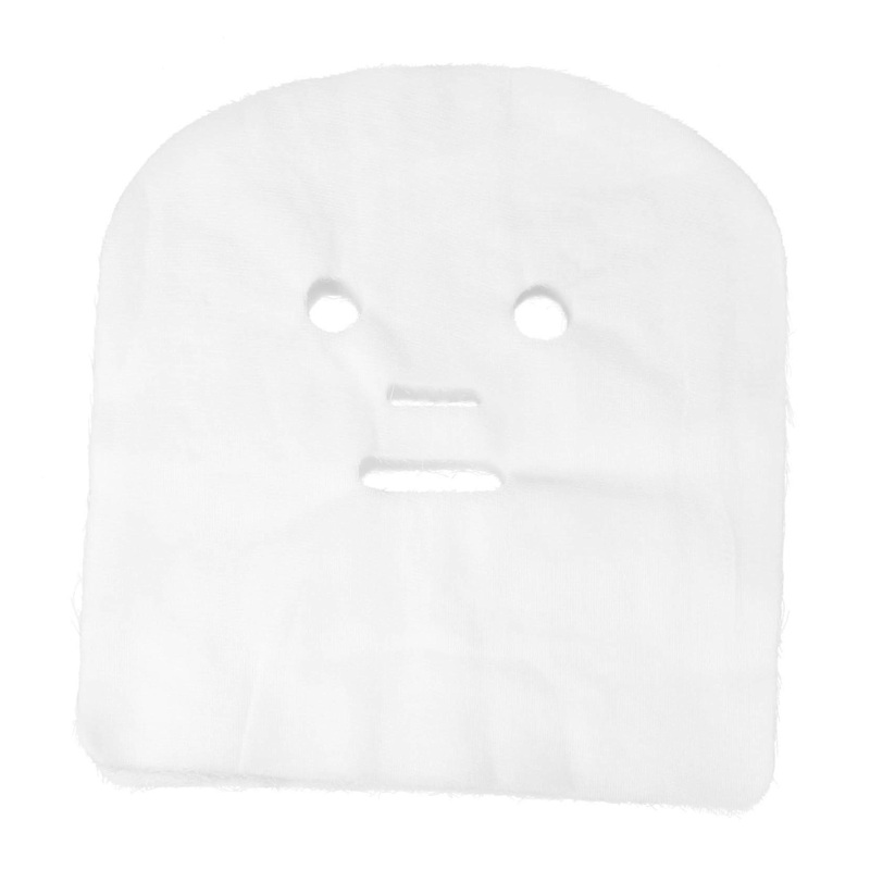 100pcs Seaweed Gauze Masks for Face - Professional Beauty Salon Facial Treatment Slices, Soft Material, Disposable