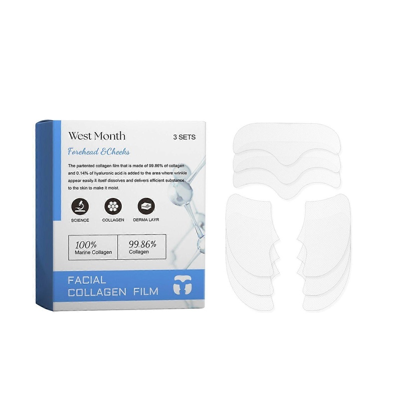 West&Month Collagen Mask, Hydrating And Moisturizing Skin Hydrates And Reduces Fine Lines On The Face
