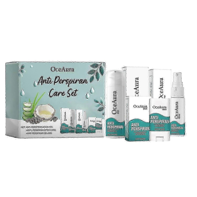 OceAura Fresh Deodorizing Body Care Set Lasting Fragrance Fresh Natural Odor Care Set