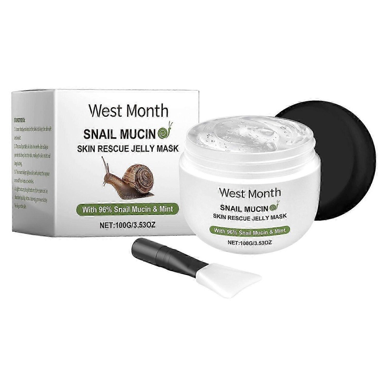 West & Month Snail Jelly Mask Moisturizing Mask Facial Skin Moisturizing Cleansing