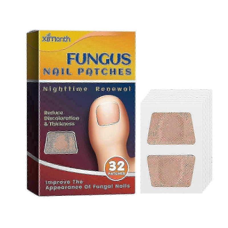 Fungus Nail Patches, Nail Repair Toe Nail Insert Correction Soft Nail Gray Nail Shine Care Patch