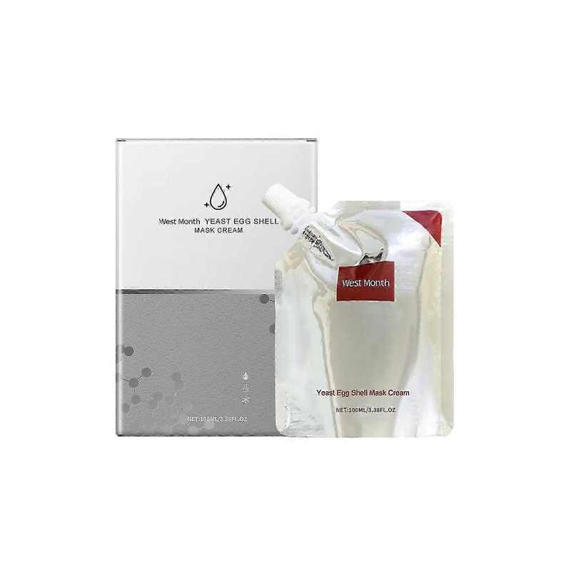 West Month Yeast Egg Shell Tearing Mask Hydrating Moisturizing And Nourishing Skin Daily Skin Care Brightening Mask