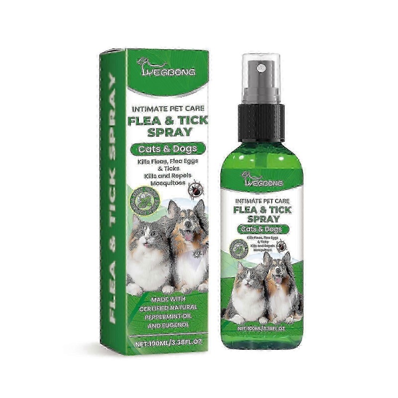 Pet Insect Repellent Spray, Dog And Cat Hair And Skin Insect Repellent Daily Gentle Cleaning And Care Agent