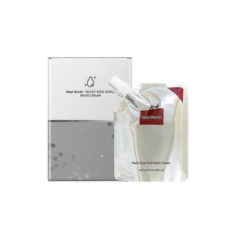 West&Month Yeast Eggshell Peel-off Mask Hydrating Moisturizing Skin Daily Skin Care Brightening Mask