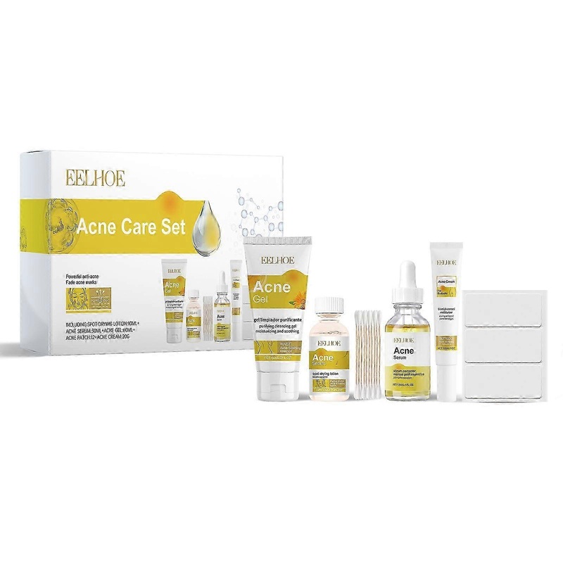 EELHOE Acne Skin Care Set for Skin Care Acne Skin Suitable for Soft Skin, Moisturizing and Beautifying Skin